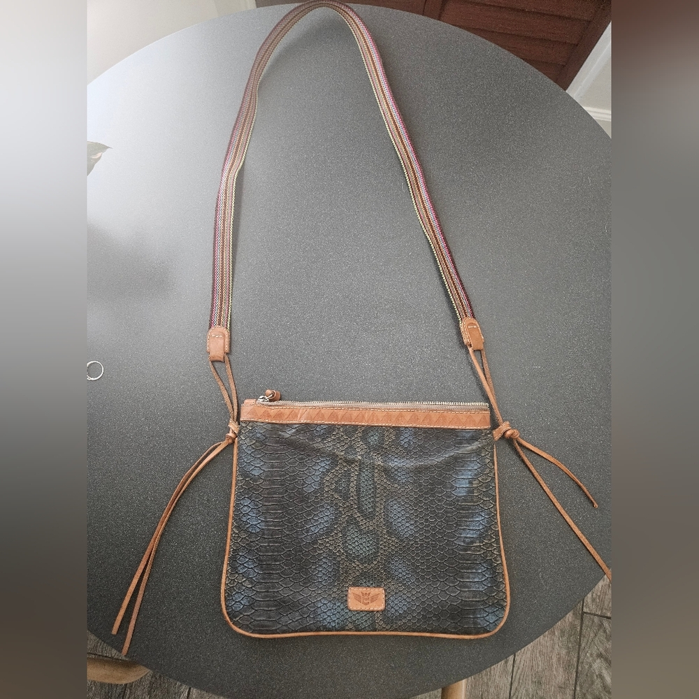 Consuela Leather Rattler crossbody